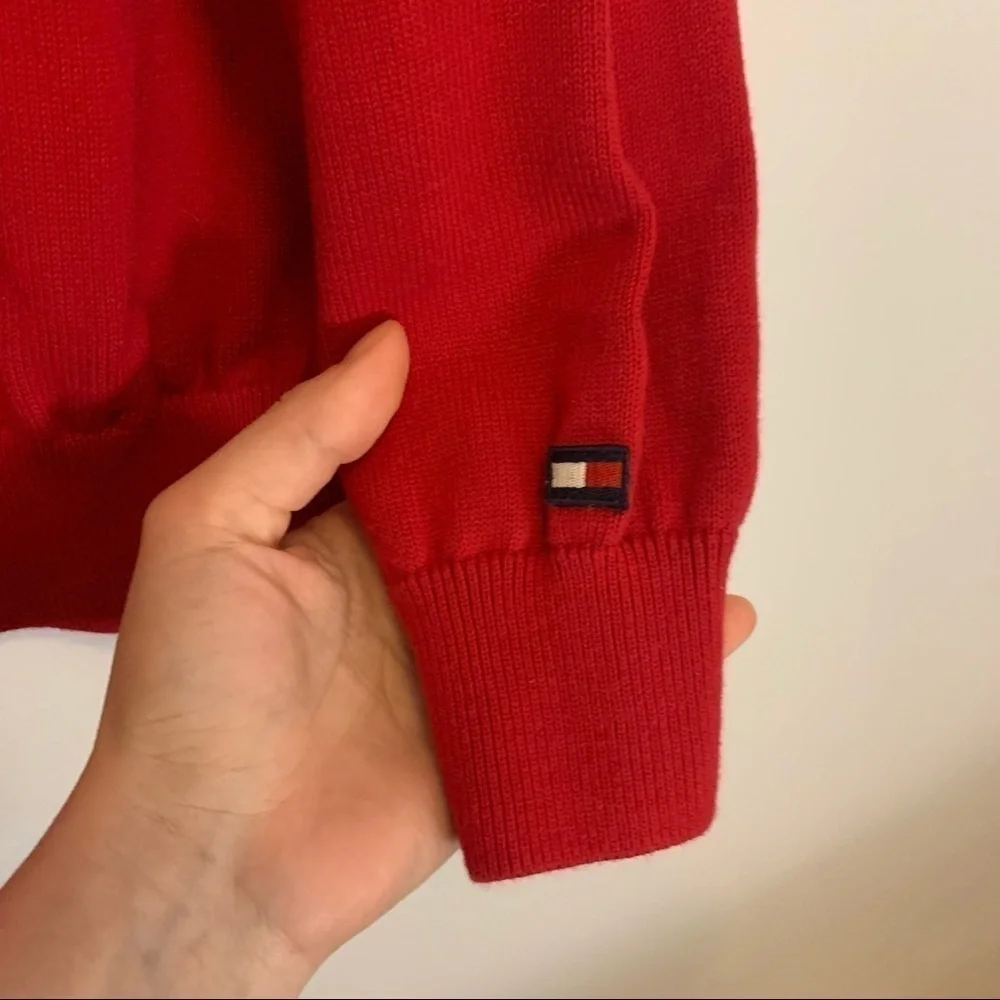 Tommy Hilfiger Golf Vneck Classic Pullover Sweater
